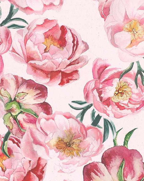 Pink Peony Roses Wallpaper-Wallpaper-Buy Kids Removable Wallpaper Online Our Custom Made Children‚àö¬¢‚Äö√á¬®‚Äö√ë¬¢s Wallpapers Are A Fun Way To Decorate And Enhance Boys Bedroom Decor And Girls Bedrooms They Are An Amazing Addition To Your Kids Bedroom Walls Our Collection of Kids Wallpaper Is Sure To Transform Your Kids Rooms Interior Style From Pink Wallpaper To Dinosaur Wallpaper Even Marble Wallpapers For Teen Boys Shop Peel And Stick Wallpaper Online Today With Olive et Oriel