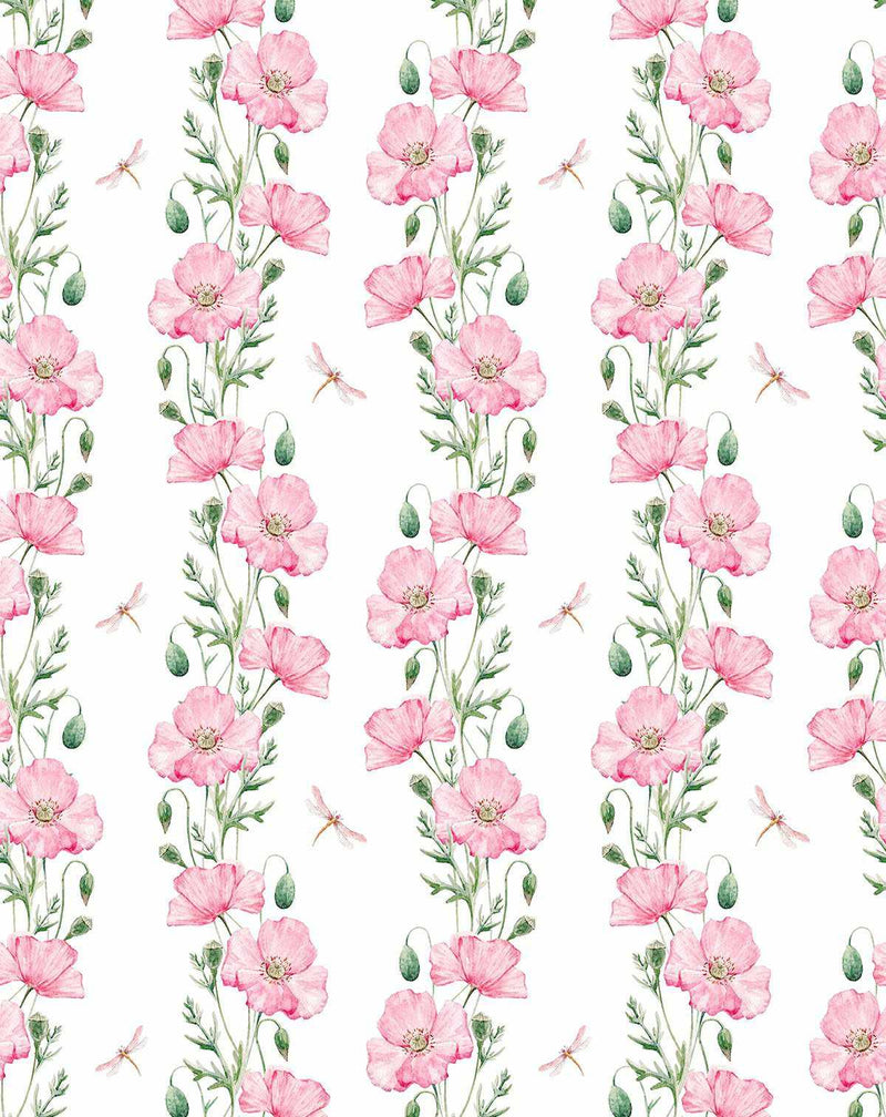 Pink Poppies Wallpaper-Wallpaper-Buy Kids Removable Wallpaper Online Our Custom Made Children√¢‚Ç¨‚Ñ¢s Wallpapers Are A Fun Way To Decorate And Enhance Boys Bedroom Decor And Girls Bedrooms They Are An Amazing Addition To Your Kids Bedroom Walls Our Collection of Kids Wallpaper Is Sure To Transform Your Kids Rooms Interior Style From Pink Wallpaper To Dinosaur Wallpaper Even Marble Wallpapers For Teen Boys Shop Peel And Stick Wallpaper Online Today With Olive et Oriel