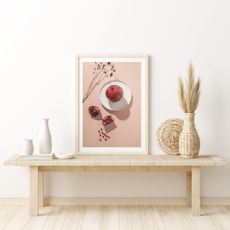 Pomegranates Art Print-PRINT-Olive et Oriel-Olive et Oriel-Buy-Australian-Art-Prints-Online-with-Olive-et-Oriel-Your-Artwork-Specialists-Austrailia-Decorate-With-Coastal-Photo-Wall-Art-Prints-From-Our-Beach-House-Artwork-Collection-Fine-Poster-and-Framed-Artwork