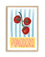 Pomodoro Art Print-PRINT-Olive et Oriel-Olive et Oriel-A5 | 5.8" x 8.3" | 14.8 x 21cm-Oak-With White Border-Buy-Australian-Art-Prints-Online-with-Olive-et-Oriel-Your-Artwork-Specialists-Austrailia-Decorate-With-Coastal-Photo-Wall-Art-Prints-From-Our-Beach-House-Artwork-Collection-Fine-Poster-and-Framed-Artwork