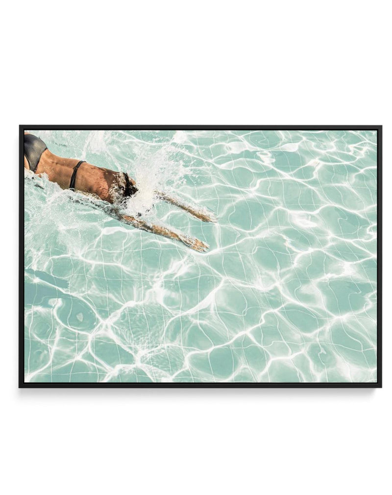 Pool Time V LS | Framed Canvas-CANVAS-You can shop wall art online with Olive et Oriel for everything from abstract art to fun kids wall art. Our beautiful modern art prints and canvas art are available from large canvas prints to wall art paintings and our proudly Australian artwork collection offers only the highest quality framed large wall art and canvas art Australia - You can buy fashion photography prints or Hampton print posters and paintings on canvas from Olive et Oriel and have them d