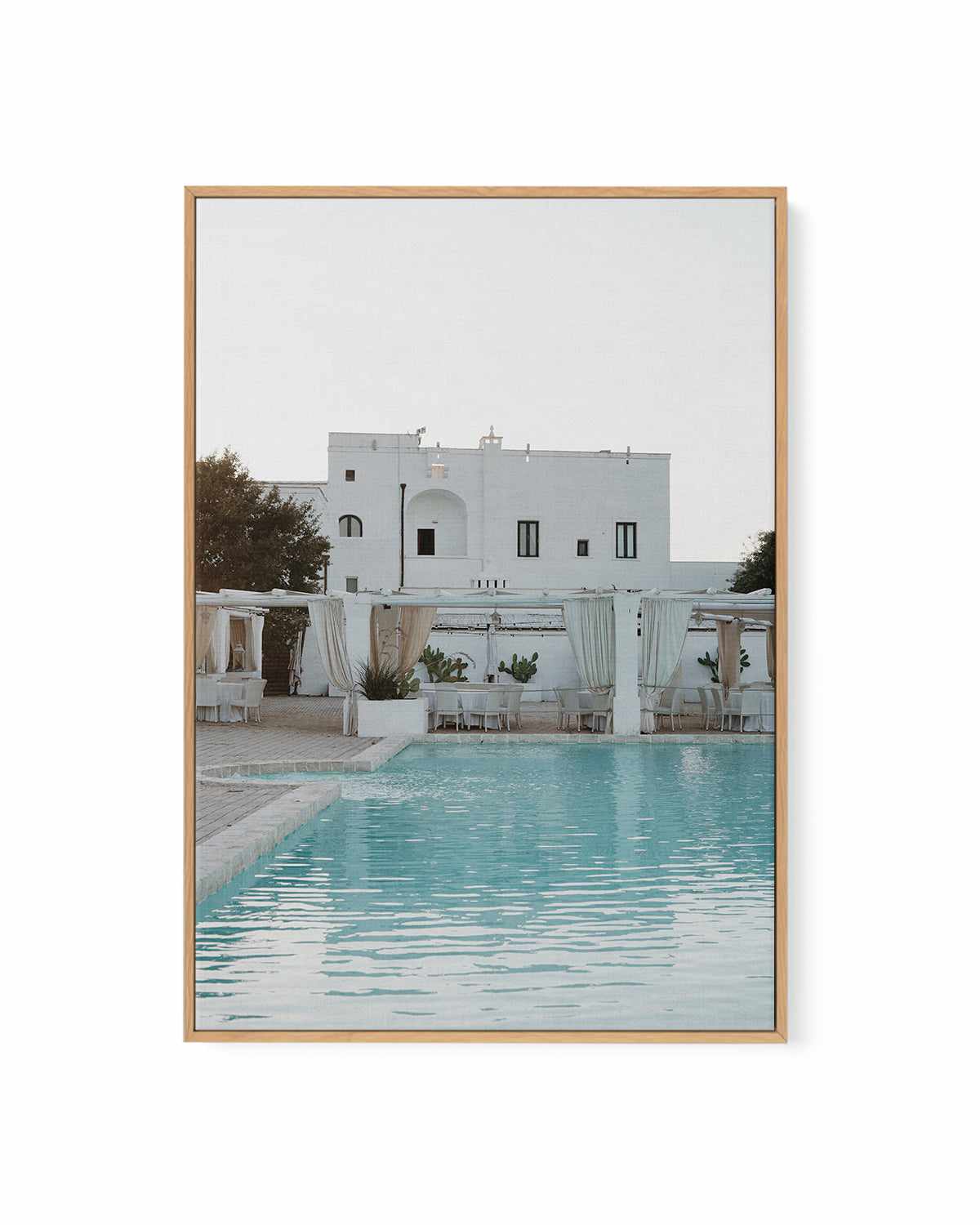 Poolside by Renee Rae | Framed Canvas Art Print