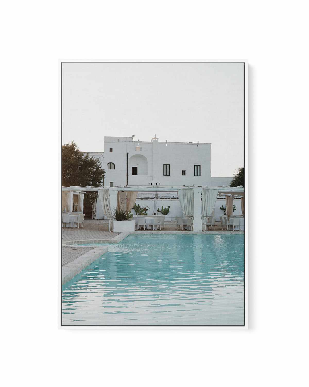 Poolside by Renee Rae | Framed Canvas Art Print