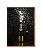 Popping Champagne | Framed Canvas-CANVAS-You can shop wall art online with Olive et Oriel for everything from abstract art to fun kids wall art. Our beautiful modern art prints and canvas art are available from large canvas prints to wall art paintings and our proudly Australian artwork collection offers only the highest quality framed large wall art and canvas art Australia - You can buy fashion photography prints or Hampton print posters and paintings on canvas from Olive et Oriel and have the