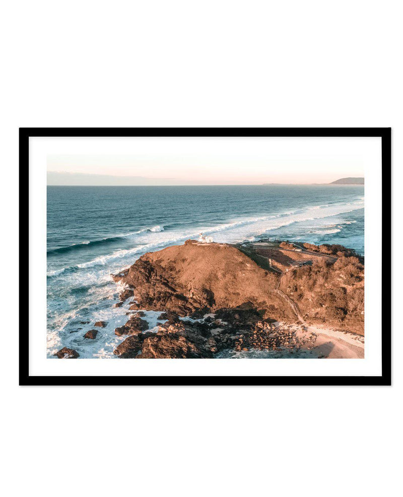 Port Macquarie Lighthouse Art Print-PRINT-Olive et Oriel-Olive et Oriel-A5 | 5.8" x 8.3" | 14.8 x 21cm-Black-With White Border-Buy-Australian-Art-Prints-Online-with-Olive-et-Oriel-Your-Artwork-Specialists-Austrailia-Decorate-With-Coastal-Photo-Wall-Art-Prints-From-Our-Beach-House-Artwork-Collection-Fine-Poster-and-Framed-Artwork