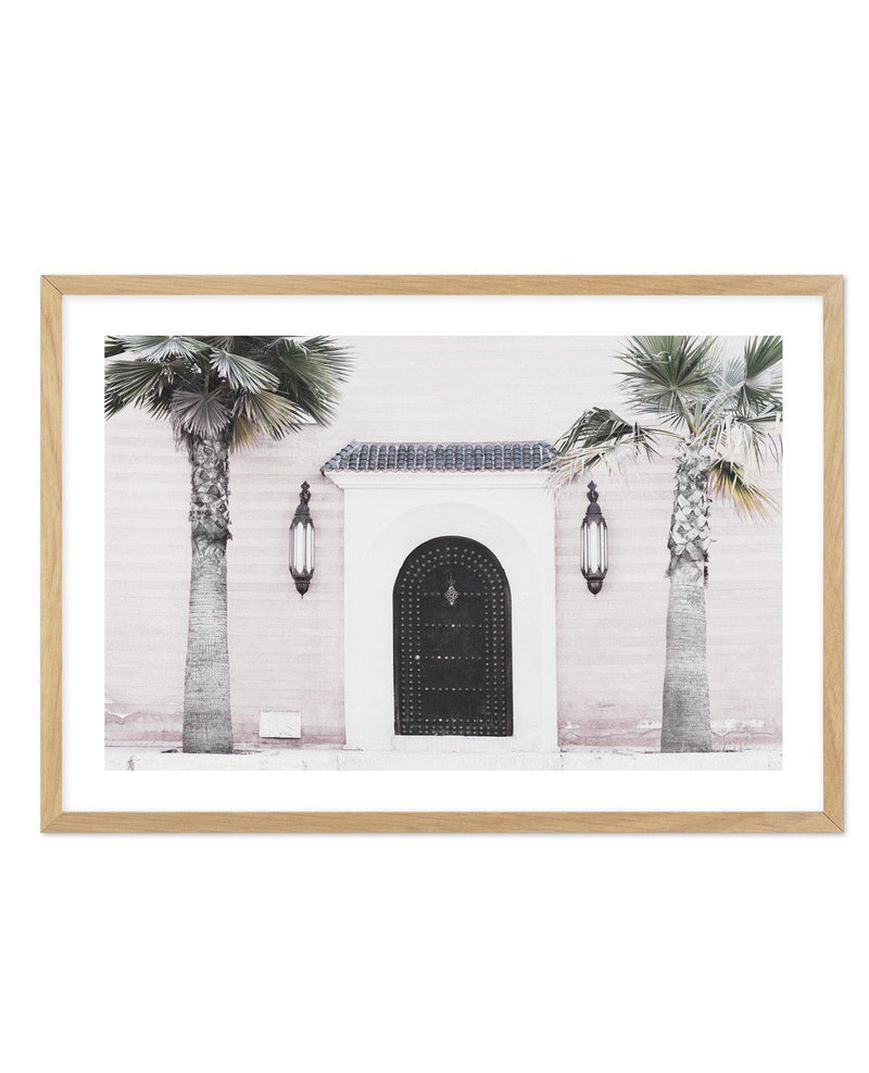 Porte du Maroc | LS Art Print-Shop Australian Art Prints Online with Olive et Oriel - Our collection of Moroccan art prints offer unique wall art including moroccan arches and pink morocco doors of marrakech - this collection will add soft feminine colour to your walls and some may say bohemian style. These traditional morocco landscape photography includes desert scenes of palm trees and camel art prints - there is art on canvas and extra large wall art with fast, free shipping across Australia