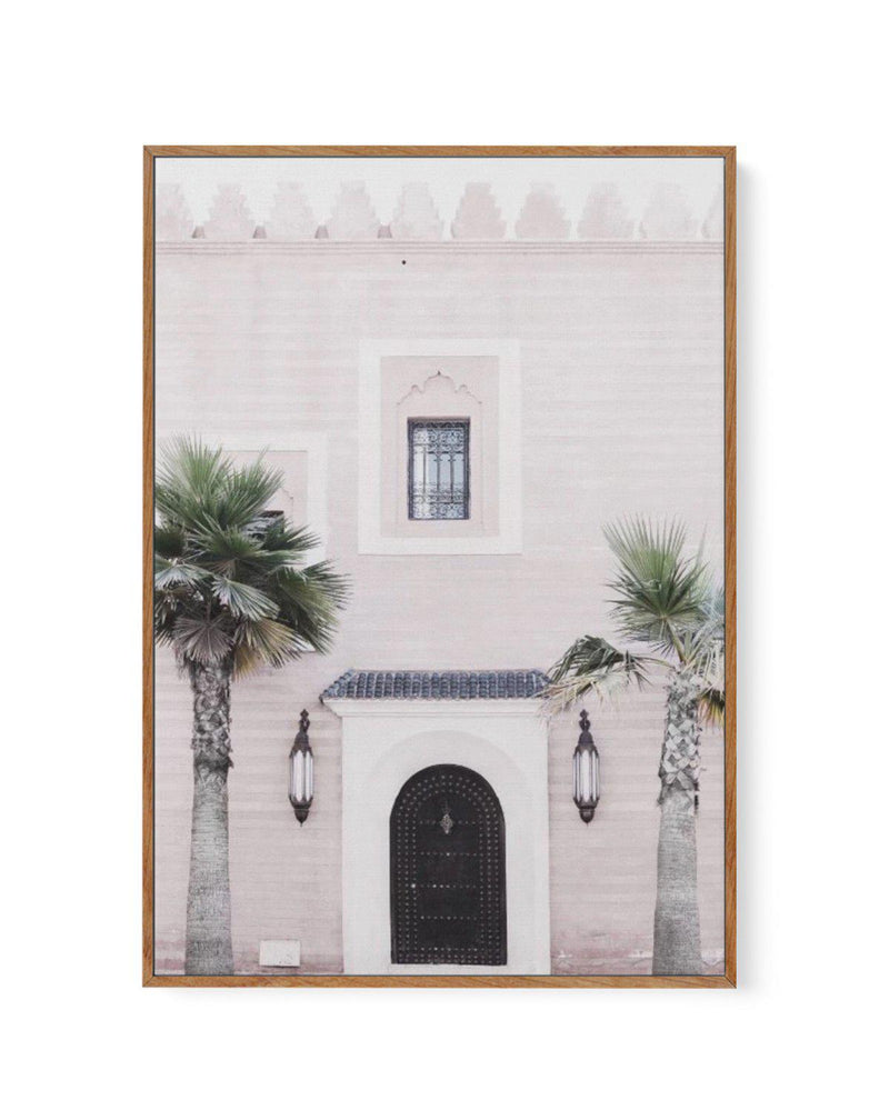 Porte du Maroc | PT | Framed Canvas-Shop Australian Art Prints Online with Olive et Oriel - Our collection of Moroccan art prints offer unique wall art including moroccan arches and pink morocco doors of marrakech - this collection will add soft feminine colour to your walls and some may say bohemian style. These traditional morocco landscape photography includes desert scenes of palm trees and camel art prints - there is art on canvas and extra large wall art with fast, free shipping across Aus
