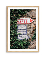 Portofino This Way by Jovani Demetrie Art Print-PRINT-Olive et Oriel-Jovani Demetrie-A5 | 5.8" x 8.3" | 14.8 x 21cm-Oak-With White Border-Buy-Australian-Art-Prints-Online-with-Olive-et-Oriel-Your-Artwork-Specialists-Austrailia-Decorate-With-Coastal-Photo-Wall-Art-Prints-From-Our-Beach-House-Artwork-Collection-Fine-Poster-and-Framed-Artwork