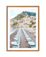 Positano Parisols Art Print-PRINT-Olive et Oriel-Olive et Oriel-50x70 cm | 19.6" x 27.5"-Walnut-With White Border-Buy-Australian-Art-Prints-Online-with-Olive-et-Oriel-Your-Artwork-Specialists-Austrailia-Decorate-With-Coastal-Photo-Wall-Art-Prints-From-Our-Beach-House-Artwork-Collection-Fine-Poster-and-Framed-Artwork