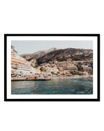 Positano Port by Louise Krause Art Print