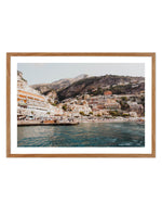 Positano Port by Louise Krause Art Print