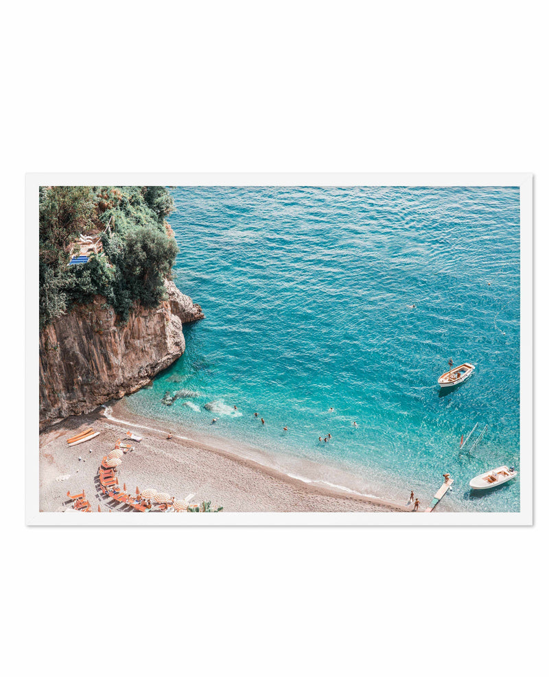 Positano Sands Art Print-PRINT-Olive et Oriel-Olive et Oriel-A5 | 5.8" x 8.3" | 14.8 x 21cm-White-With White Border-Buy-Australian-Art-Prints-Online-with-Olive-et-Oriel-Your-Artwork-Specialists-Austrailia-Decorate-With-Coastal-Photo-Wall-Art-Prints-From-Our-Beach-House-Artwork-Collection-Fine-Poster-and-Framed-Artwork