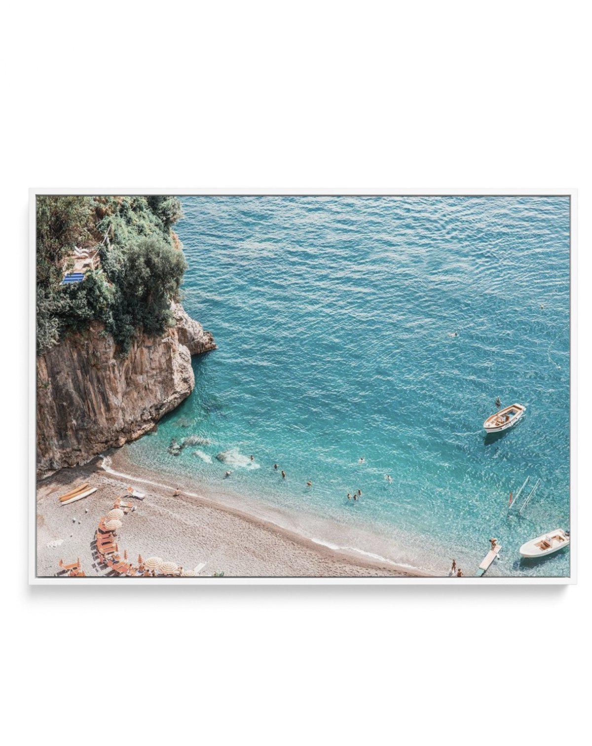 Positano Sands | Framed Canvas-CANVAS-You can shop wall art online with Olive et Oriel for everything from abstract art to fun kids wall art. Our beautiful modern art prints and canvas art are available from large canvas prints to wall art paintings and our proudly Australian artwork collection offers only the highest quality framed large wall art and canvas art Australia - You can buy fashion photography prints or Hampton print posters and paintings on canvas from Olive et Oriel and have them d