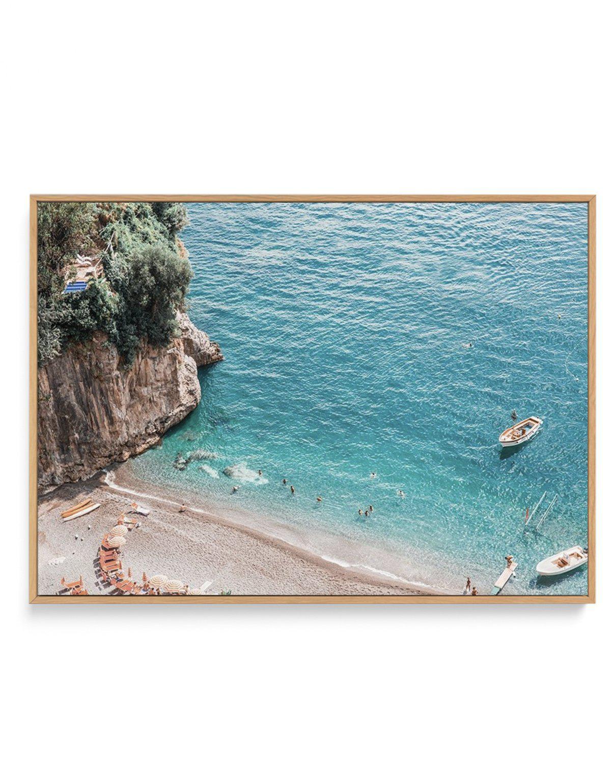 Positano Sands | Framed Canvas-CANVAS-You can shop wall art online with Olive et Oriel for everything from abstract art to fun kids wall art. Our beautiful modern art prints and canvas art are available from large canvas prints to wall art paintings and our proudly Australian artwork collection offers only the highest quality framed large wall art and canvas art Australia - You can buy fashion photography prints or Hampton print posters and paintings on canvas from Olive et Oriel and have them d