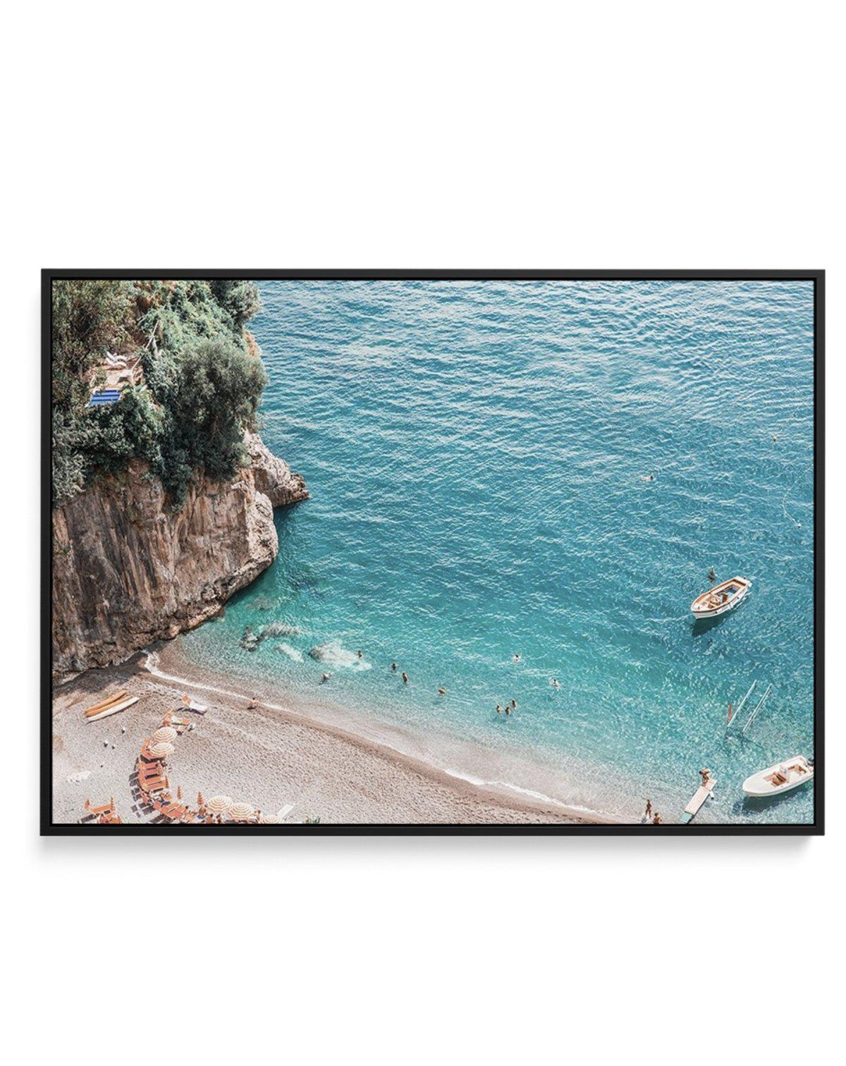 Positano Sands | Framed Canvas-CANVAS-You can shop wall art online with Olive et Oriel for everything from abstract art to fun kids wall art. Our beautiful modern art prints and canvas art are available from large canvas prints to wall art paintings and our proudly Australian artwork collection offers only the highest quality framed large wall art and canvas art Australia - You can buy fashion photography prints or Hampton print posters and paintings on canvas from Olive et Oriel and have them d