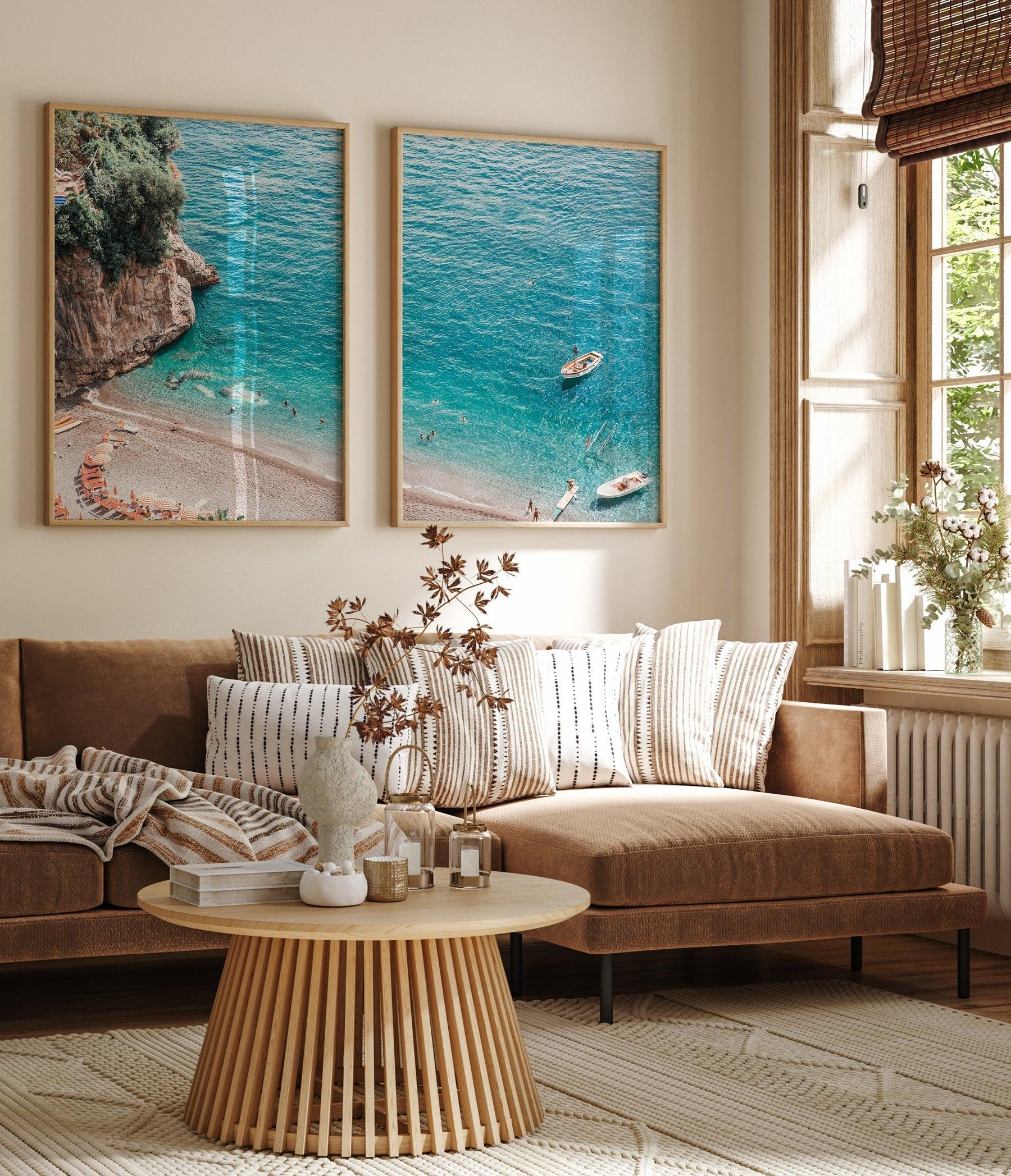 Positano Sands | Left PT Art Print-PRINT-Olive et Oriel-Olive et Oriel-Buy-Australian-Art-Prints-Online-with-Olive-et-Oriel-Your-Artwork-Specialists-Austrailia-Decorate-With-Coastal-Photo-Wall-Art-Prints-From-Our-Beach-House-Artwork-Collection-Fine-Poster-and-Framed-Artwork