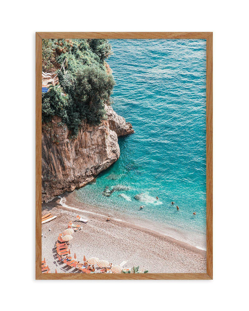 Positano Sands | Left PT Art Print-PRINT-Olive et Oriel-Olive et Oriel-50x70 cm | 19.6" x 27.5"-Walnut-With White Border-Buy-Australian-Art-Prints-Online-with-Olive-et-Oriel-Your-Artwork-Specialists-Austrailia-Decorate-With-Coastal-Photo-Wall-Art-Prints-From-Our-Beach-House-Artwork-Collection-Fine-Poster-and-Framed-Artwork