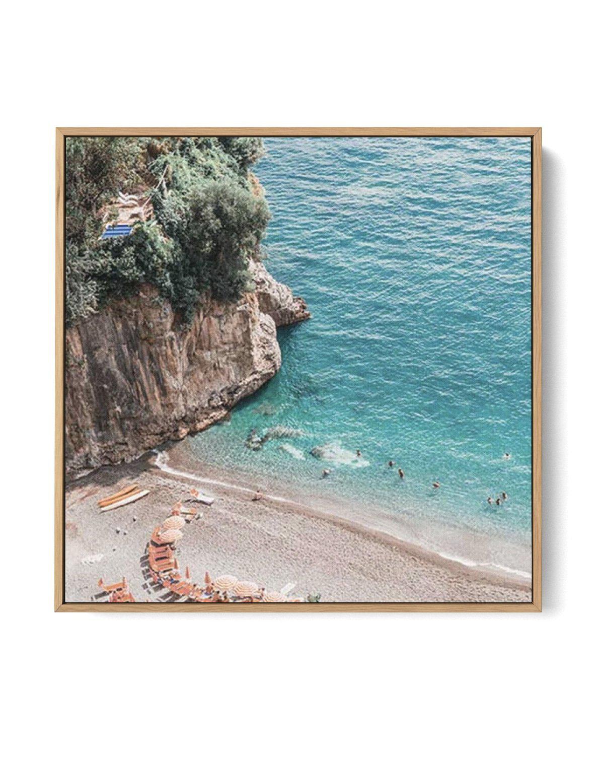 Positano Sands | Left SQ | Framed Canvas-CANVAS-You can shop wall art online with Olive et Oriel for everything from abstract art to fun kids wall art. Our beautiful modern art prints and canvas art are available from large canvas prints to wall art paintings and our proudly Australian artwork collection offers only the highest quality framed large wall art and canvas art Australia - You can buy fashion photography prints or Hampton print posters and paintings on canvas from Olive et Oriel and h