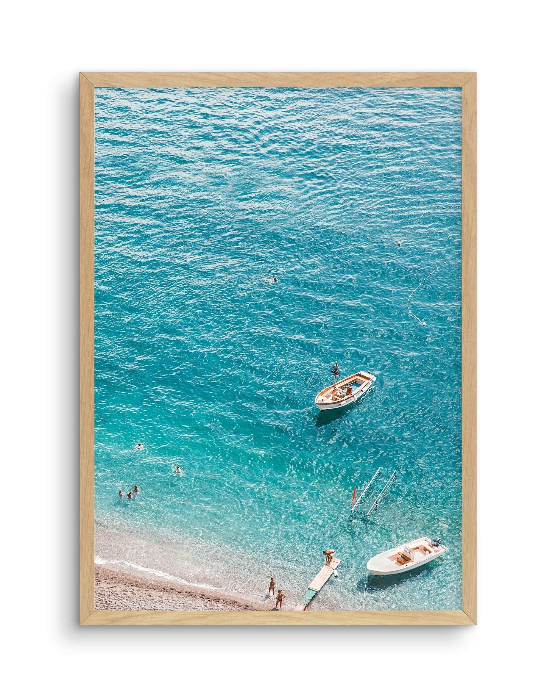 Positano Sands | Right PT Art Print-PRINT-Olive et Oriel-Olive et Oriel-A5 | 5.8" x 8.3" | 14.8 x 21cm-Oak-With White Border-Buy-Australian-Art-Prints-Online-with-Olive-et-Oriel-Your-Artwork-Specialists-Austrailia-Decorate-With-Coastal-Photo-Wall-Art-Prints-From-Our-Beach-House-Artwork-Collection-Fine-Poster-and-Framed-Artwork