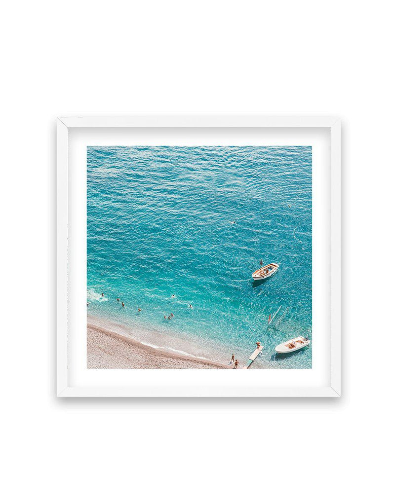 Positano Sands | Right SQ Art Print-PRINT-Olive et Oriel-Olive et Oriel-70x70 cm | 27.5" x 27.5"-White-With White Border-Buy-Australian-Art-Prints-Online-with-Olive-et-Oriel-Your-Artwork-Specialists-Austrailia-Decorate-With-Coastal-Photo-Wall-Art-Prints-From-Our-Beach-House-Artwork-Collection-Fine-Poster-and-Framed-Artwork