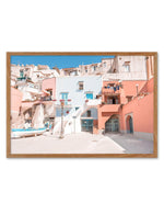 Positano Streets Art Print-PRINT-Olive et Oriel-Olive et Oriel-50x70 cm | 19.6" x 27.5"-Walnut-With White Border-Buy-Australian-Art-Prints-Online-with-Olive-et-Oriel-Your-Artwork-Specialists-Austrailia-Decorate-With-Coastal-Photo-Wall-Art-Prints-From-Our-Beach-House-Artwork-Collection-Fine-Poster-and-Framed-Artwork