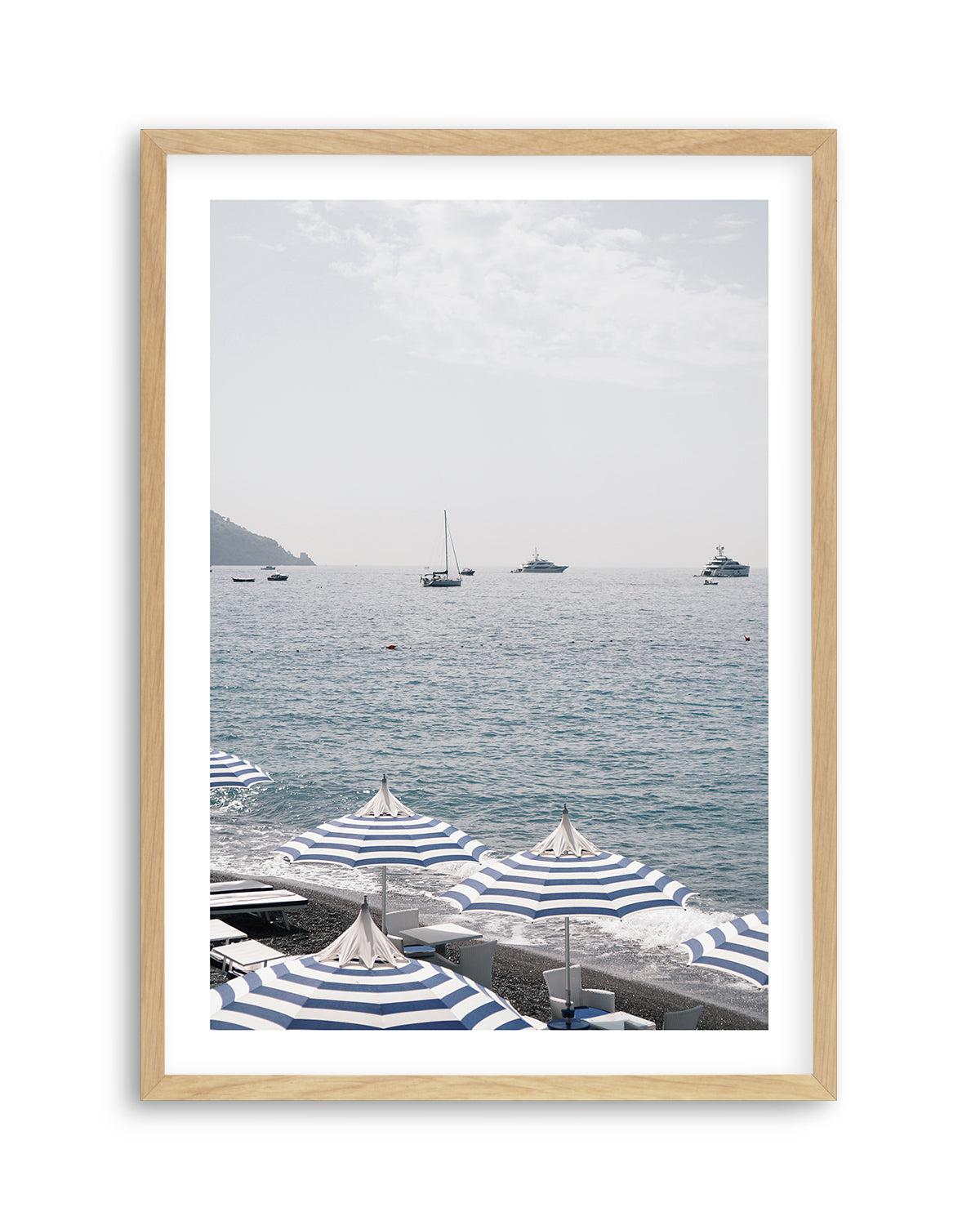 Positano Umbrellas by Renee Rae Art Print