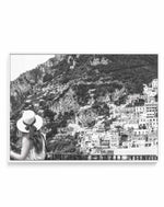 Positano Views B&W | Framed Canvas-CANVAS-You can shop wall art online with Olive et Oriel for everything from abstract art to fun kids wall art. Our beautiful modern art prints and canvas art are available from large canvas prints to wall art paintings and our proudly Australian artwork collection offers only the highest quality framed large wall art and canvas art Australia - You can buy fashion photography prints or Hampton print posters and paintings on canvas from Olive et Oriel and have th