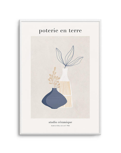 Poterie en Terre I Art Print-PRINT-Olive et Oriel-Olive et Oriel-A5 | 5.8" x 8.3" | 14.8 x 21cm-Unframed Art Print-With White Border-Buy-Australian-Art-Prints-Online-with-Olive-et-Oriel-Your-Artwork-Specialists-Austrailia-Decorate-With-Coastal-Photo-Wall-Art-Prints-From-Our-Beach-House-Artwork-Collection-Fine-Poster-and-Framed-Artwork