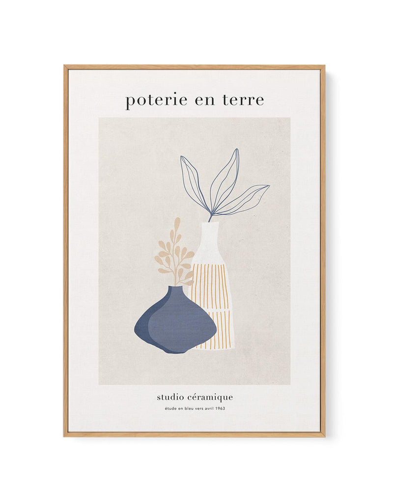 Poterie en Terre I | Framed Canvas-CANVAS-You can shop wall art online with Olive et Oriel for everything from abstract art to fun kids wall art. Our beautiful modern art prints and canvas art are available from large canvas prints to wall art paintings and our proudly Australian artwork collection offers only the highest quality framed large wall art and canvas art Australia - You can buy fashion photography prints or Hampton print posters and paintings on canvas from Olive et Oriel and have th