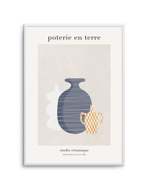 Poterie en Terre II Art Print-PRINT-Olive et Oriel-Olive et Oriel-A5 | 5.8" x 8.3" | 14.8 x 21cm-Unframed Art Print-With White Border-Buy-Australian-Art-Prints-Online-with-Olive-et-Oriel-Your-Artwork-Specialists-Austrailia-Decorate-With-Coastal-Photo-Wall-Art-Prints-From-Our-Beach-House-Artwork-Collection-Fine-Poster-and-Framed-Artwork