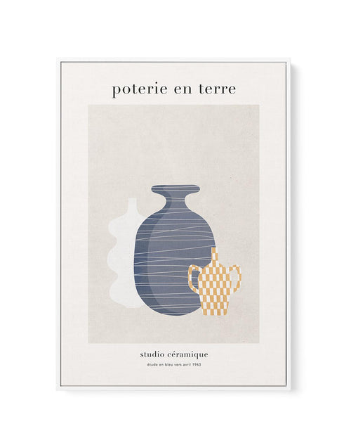 Poterie en Terre II | Framed Canvas-CANVAS-You can shop wall art online with Olive et Oriel for everything from abstract art to fun kids wall art. Our beautiful modern art prints and canvas art are available from large canvas prints to wall art paintings and our proudly Australian artwork collection offers only the highest quality framed large wall art and canvas art Australia - You can buy fashion photography prints or Hampton print posters and paintings on canvas from Olive et Oriel and have t