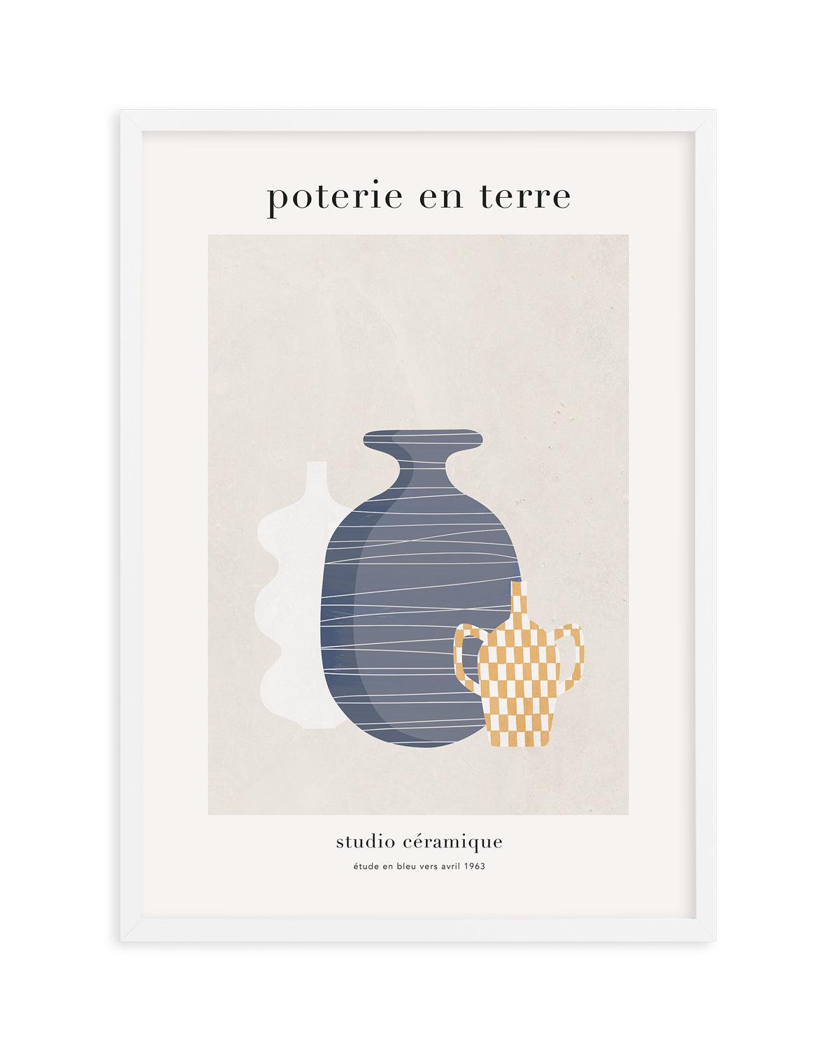 Poterie en Terre II Art Print-PRINT-Olive et Oriel-Olive et Oriel-A5 | 5.8" x 8.3" | 14.8 x 21cm-White-With White Border-Buy-Australian-Art-Prints-Online-with-Olive-et-Oriel-Your-Artwork-Specialists-Austrailia-Decorate-With-Coastal-Photo-Wall-Art-Prints-From-Our-Beach-House-Artwork-Collection-Fine-Poster-and-Framed-Artwork