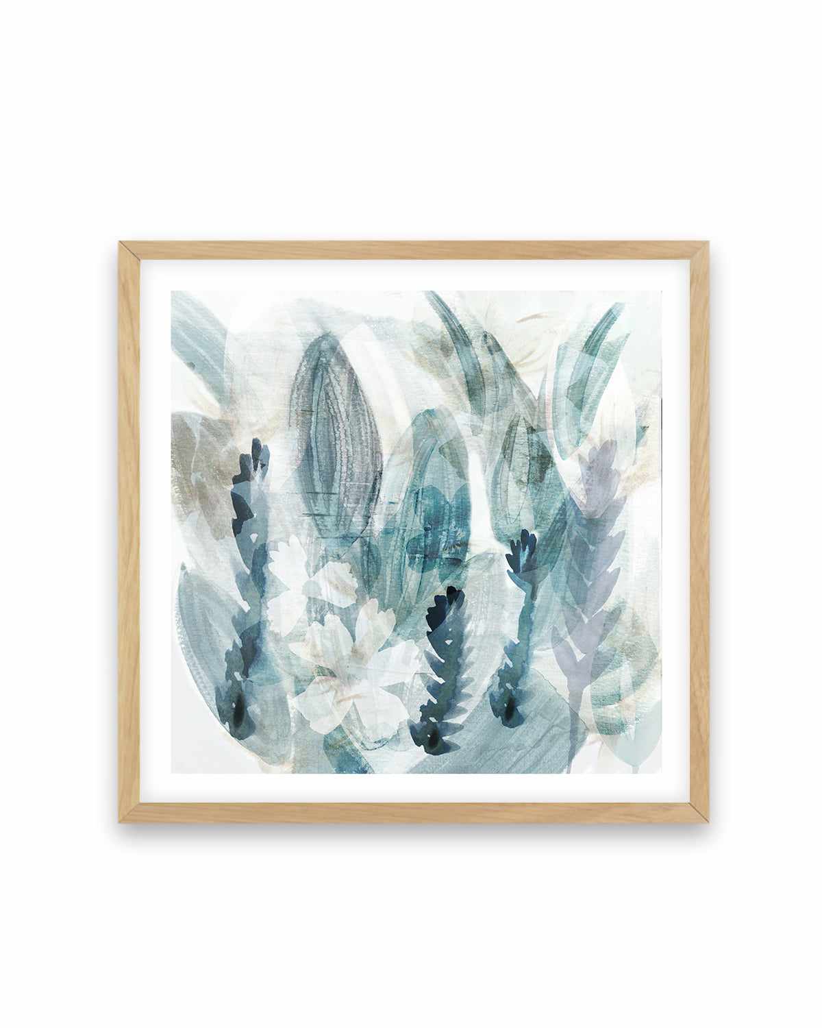 Powder Flowers II Art Print