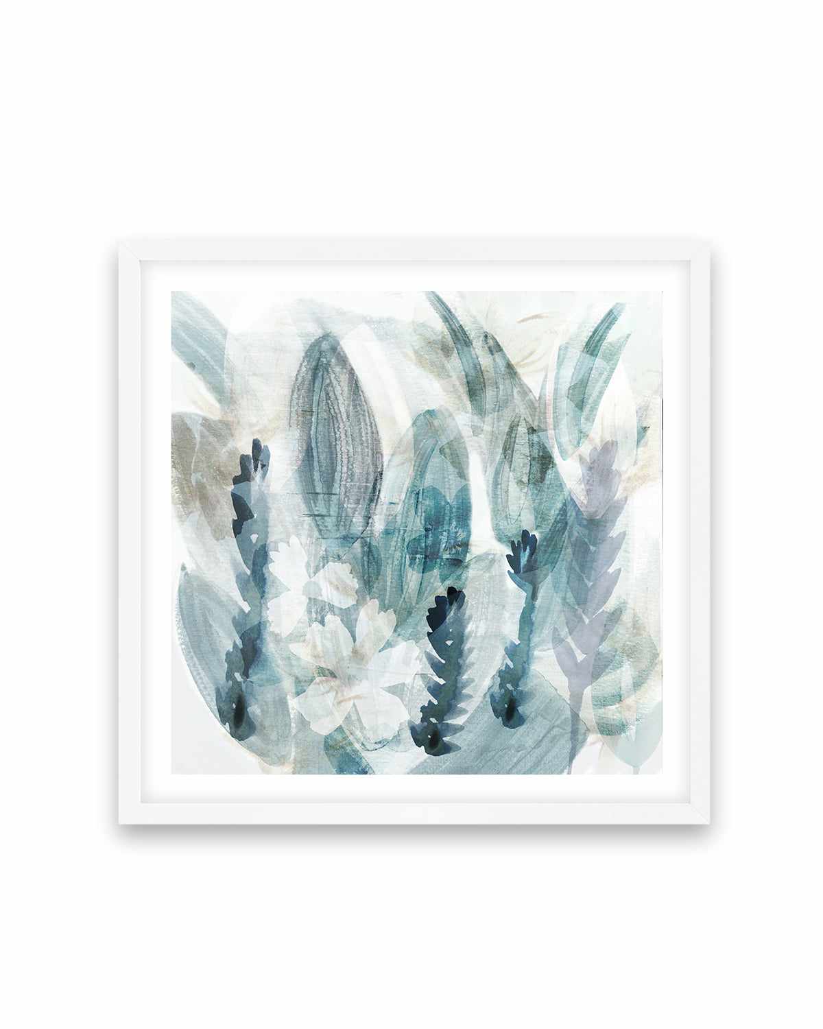 Powder Flowers II Art Print