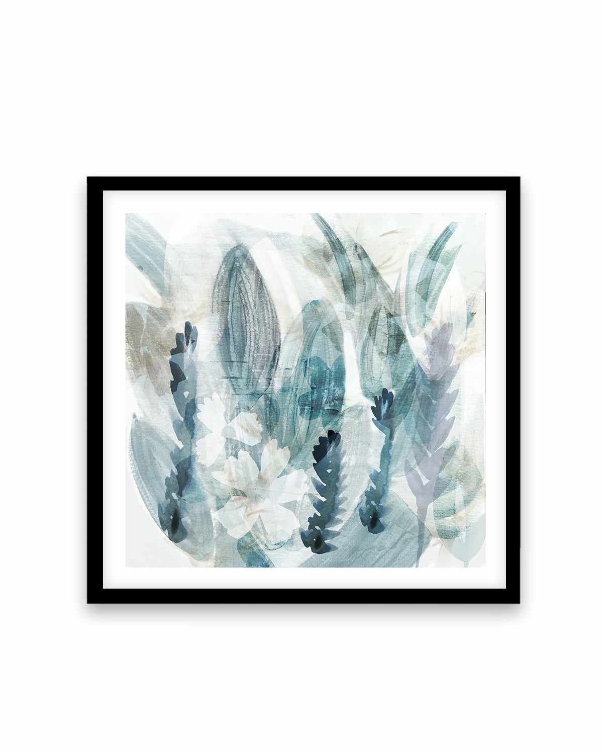 Powder Flowers II Art Print