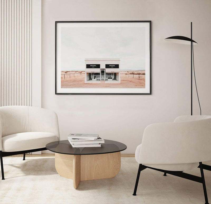 Prada Marfa | Texas Art Print-PRINT-Olive et Oriel-Olive et Oriel-Buy-Australian-Art-Prints-Online-with-Olive-et-Oriel-Your-Artwork-Specialists-Austrailia-Decorate-With-Coastal-Photo-Wall-Art-Prints-From-Our-Beach-House-Artwork-Collection-Fine-Poster-and-Framed-Artwork