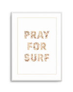 Pray for Surf | Pastel Vintage Art Print-PRINT-Olive et Oriel-Olive et Oriel-A4 | 8.3" x 11.7" | 21 x 29.7cm-Unframed Art Print-With White Border-Buy-Australian-Art-Prints-Online-with-Olive-et-Oriel-Your-Artwork-Specialists-Austrailia-Decorate-With-Coastal-Photo-Wall-Art-Prints-From-Our-Beach-House-Artwork-Collection-Fine-Poster-and-Framed-Artwork