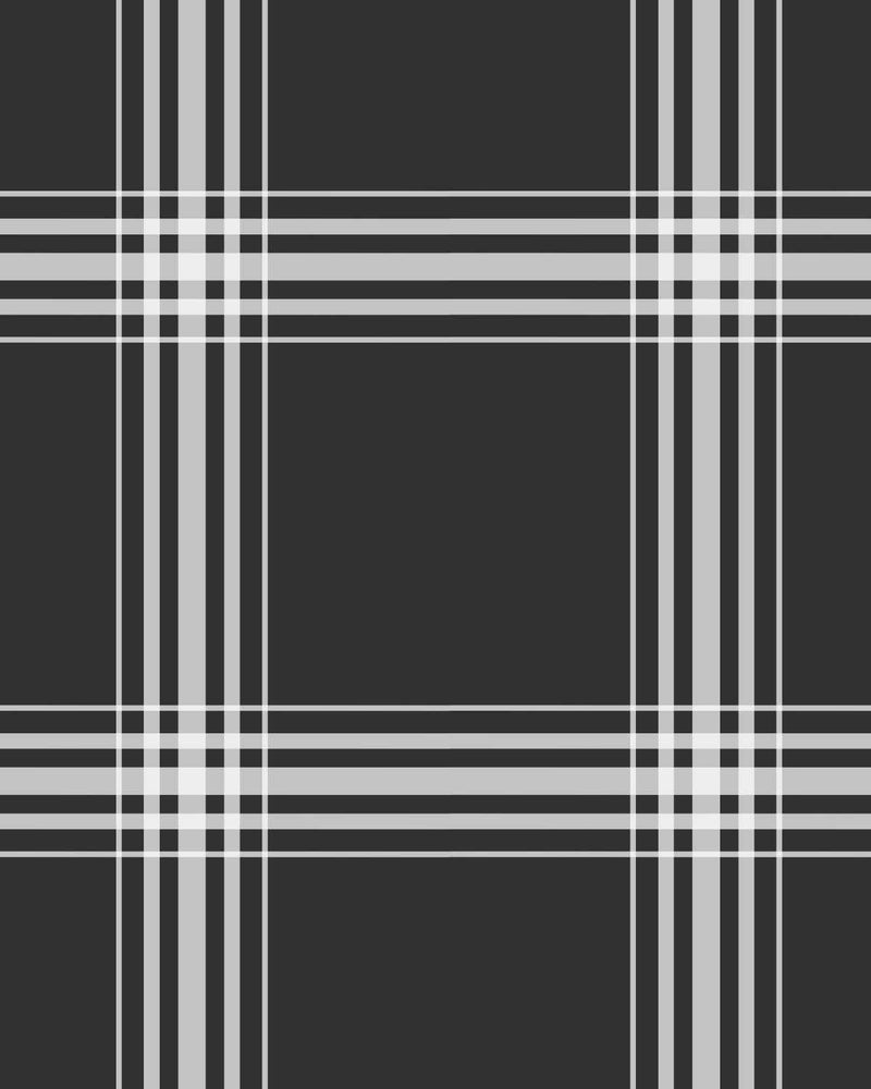Gingham Check - Type 1 - Steel Blue | WALLPAPER - Grafico Group