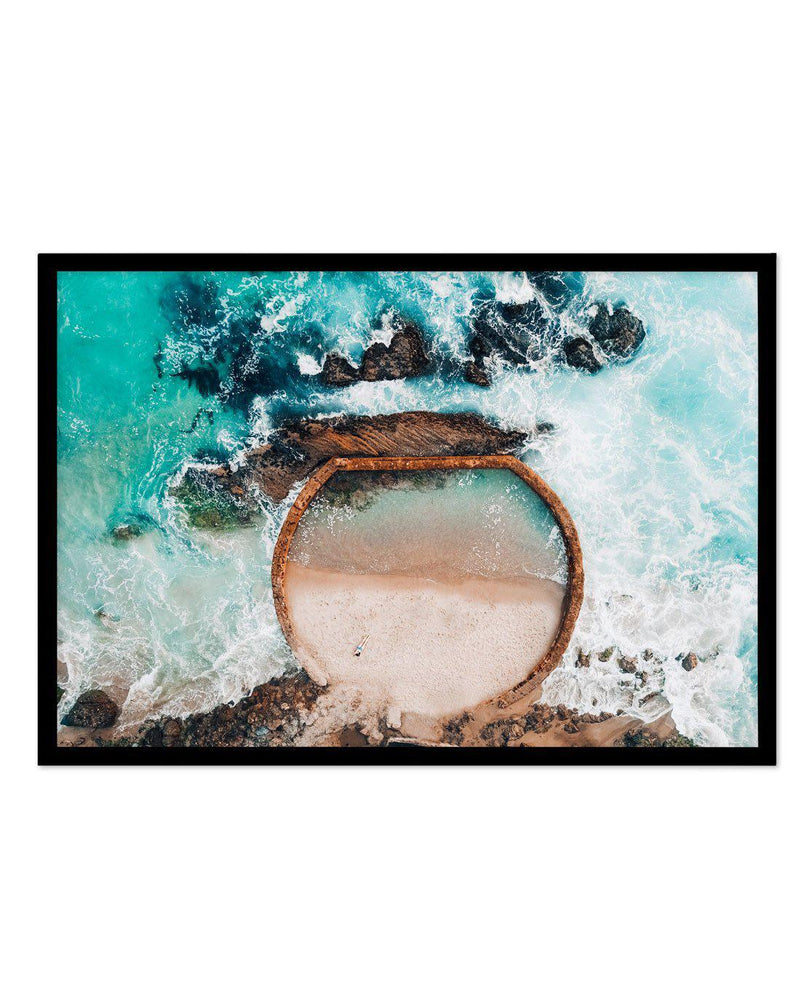 Private Beach | Laguna, California Art Print-PRINT-Olive et Oriel-Olive et Oriel-A4 | 8.3" x 11.7" | 21 x 29.7cm-Black-With White Border-Buy-Australian-Art-Prints-Online-with-Olive-et-Oriel-Your-Artwork-Specialists-Austrailia-Decorate-With-Coastal-Photo-Wall-Art-Prints-From-Our-Beach-House-Artwork-Collection-Fine-Poster-and-Framed-Artwork