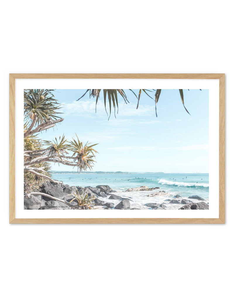 Rainbow Bay III LS Art Print-PRINT-Olive et Oriel-Olive et Oriel-A5 | 5.8" x 8.3" | 14.8 x 21cm-Oak-With White Border-Buy-Australian-Art-Prints-Online-with-Olive-et-Oriel-Your-Artwork-Specialists-Austrailia-Decorate-With-Coastal-Photo-Wall-Art-Prints-From-Our-Beach-House-Artwork-Collection-Fine-Poster-and-Framed-Artwork