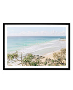 Rainbow Bay, QLD Art Print-PRINT-Olive et Oriel-Olive et Oriel-A4 | 8.3" x 11.7" | 21 x 29.7cm-Black-With White Border-Buy-Australian-Art-Prints-Online-with-Olive-et-Oriel-Your-Artwork-Specialists-Austrailia-Decorate-With-Coastal-Photo-Wall-Art-Prints-From-Our-Beach-House-Artwork-Collection-Fine-Poster-and-Framed-Artwork
