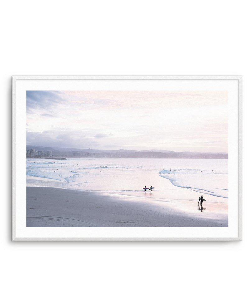 Rainbow Bay at Dusk Art Print-PRINT-Olive et Oriel-Olive et Oriel-A5 | 5.8" x 8.3" | 14.8 x 21cm-Unframed Art Print-With White Border-Buy-Australian-Art-Prints-Online-with-Olive-et-Oriel-Your-Artwork-Specialists-Austrailia-Decorate-With-Coastal-Photo-Wall-Art-Prints-From-Our-Beach-House-Artwork-Collection-Fine-Poster-and-Framed-Artwork