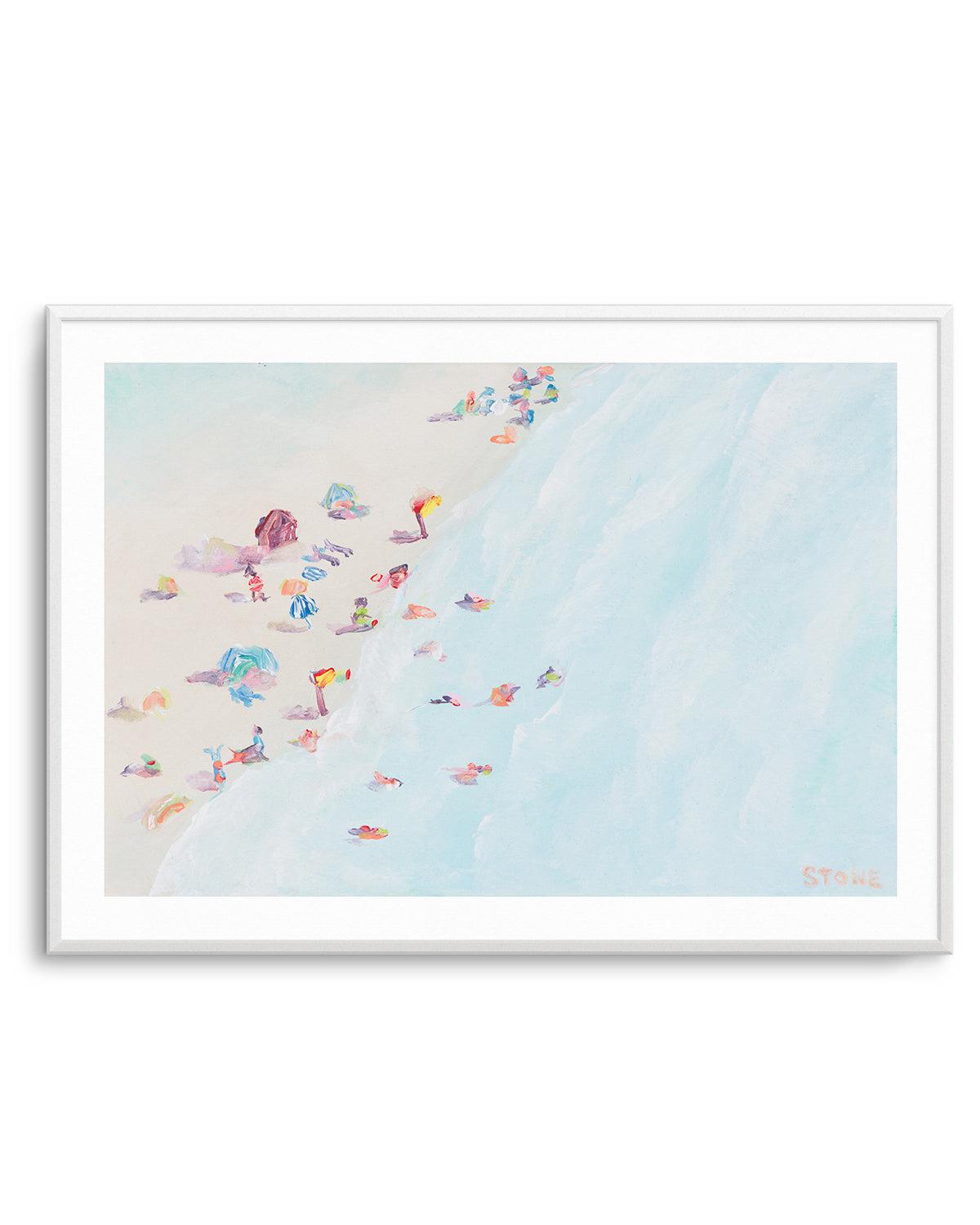 Rainbow Bay by Belinda Stone Art Print