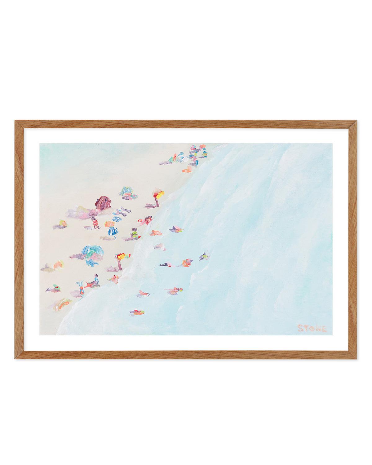 Rainbow Bay by Belinda Stone Art Print