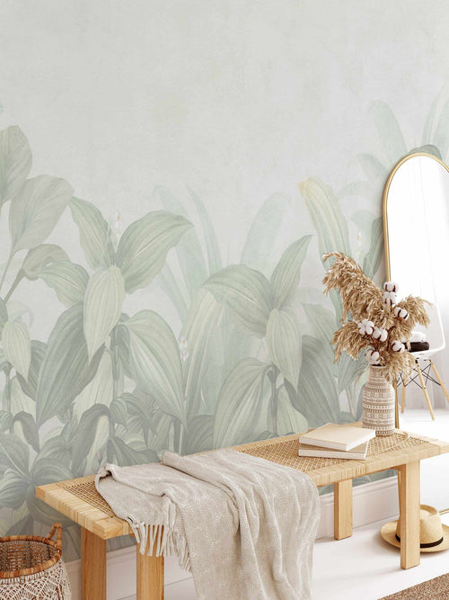 Rainforest Luxe Wallpaper-Wallpaper-Buy Australian Removable Wallpaper Now Sage Green Wallpaper Peel And Stick Wallpaper Online At Olive et Oriel Custom Made Wallpapers Wall Papers Decorate Your Bedroom Living Room Kids Room or Commercial Interior