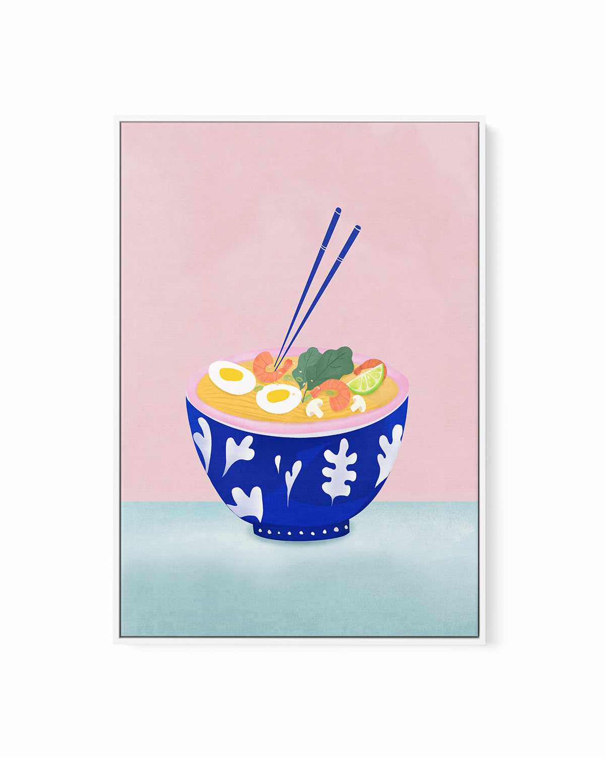 Ramen Bowl by Petra Lizde | Framed Canvas Art Print