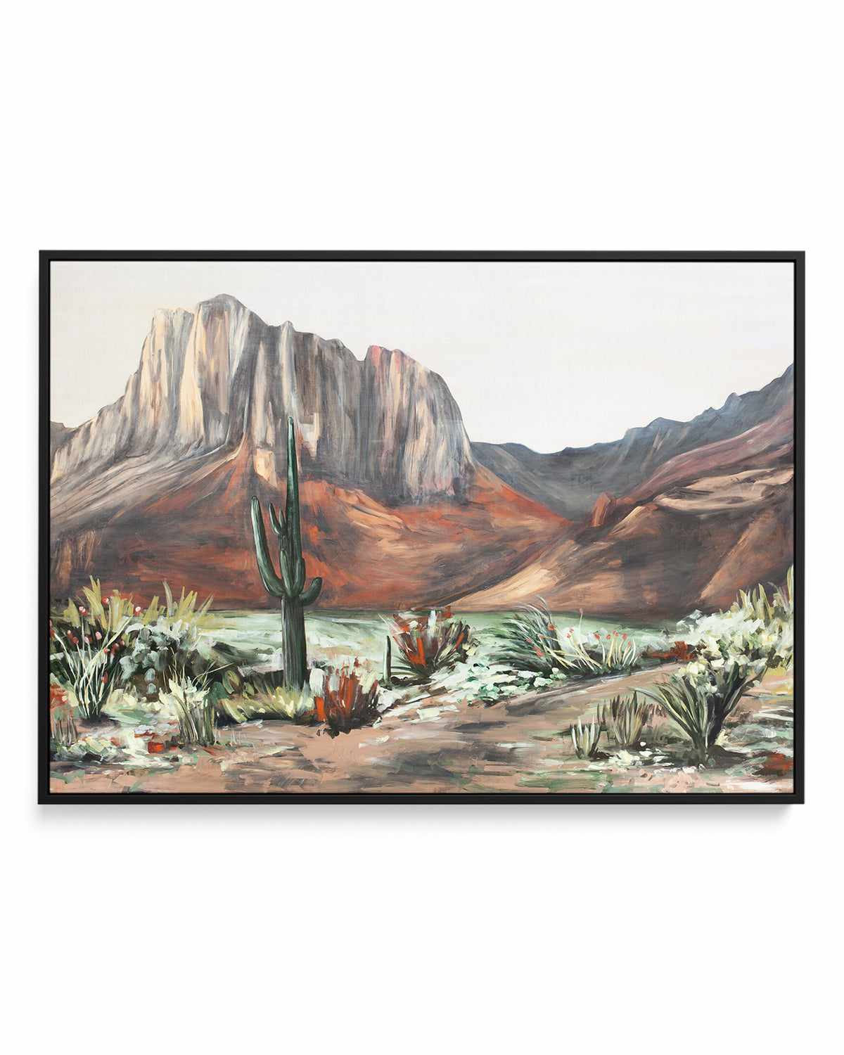 Red Desert by Meredith O'Neal | Framed Canvas Art Print