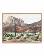 Red Desert by Meredith O'Neal | Framed Canvas Art Print
