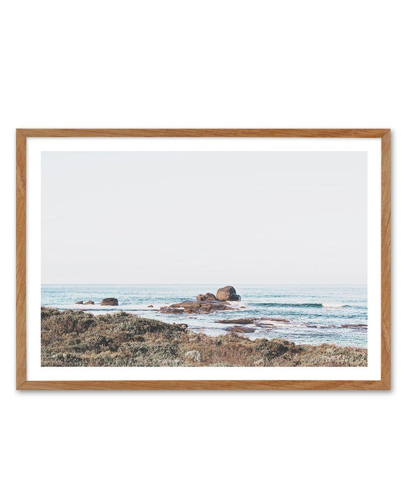 Redgate Rocks | LS Art Print-PRINT-Olive et Oriel-Olive et Oriel-50x70 cm | 19.6" x 27.5"-Walnut-With White Border-Buy-Australian-Art-Prints-Online-with-Olive-et-Oriel-Your-Artwork-Specialists-Austrailia-Decorate-With-Coastal-Photo-Wall-Art-Prints-From-Our-Beach-House-Artwork-Collection-Fine-Poster-and-Framed-Artwork