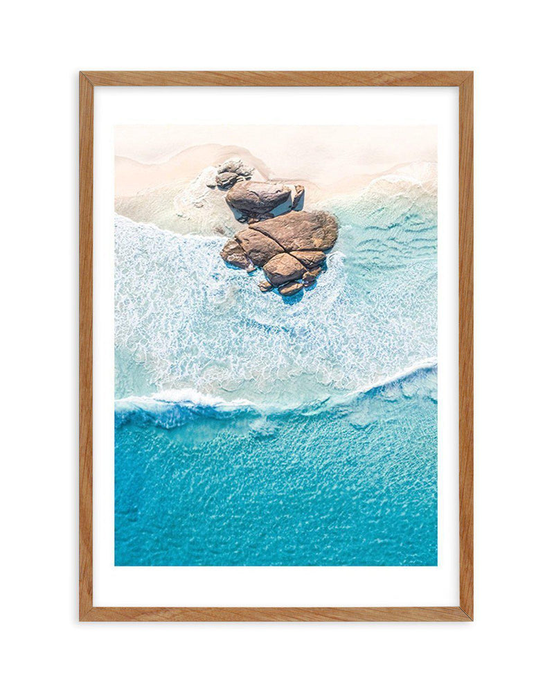 Redgate Rocks | Margaret River Art Print-PRINT-Olive et Oriel-Olive et Oriel-50x70 cm | 19.6" x 27.5"-Walnut-With White Border-Buy-Australian-Art-Prints-Online-with-Olive-et-Oriel-Your-Artwork-Specialists-Austrailia-Decorate-With-Coastal-Photo-Wall-Art-Prints-From-Our-Beach-House-Artwork-Collection-Fine-Poster-and-Framed-Artwork